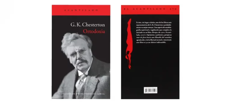 Lee más sobre el artículo Por qué leer Ortodoxia de G.K. Chesterton editado por Acantilado