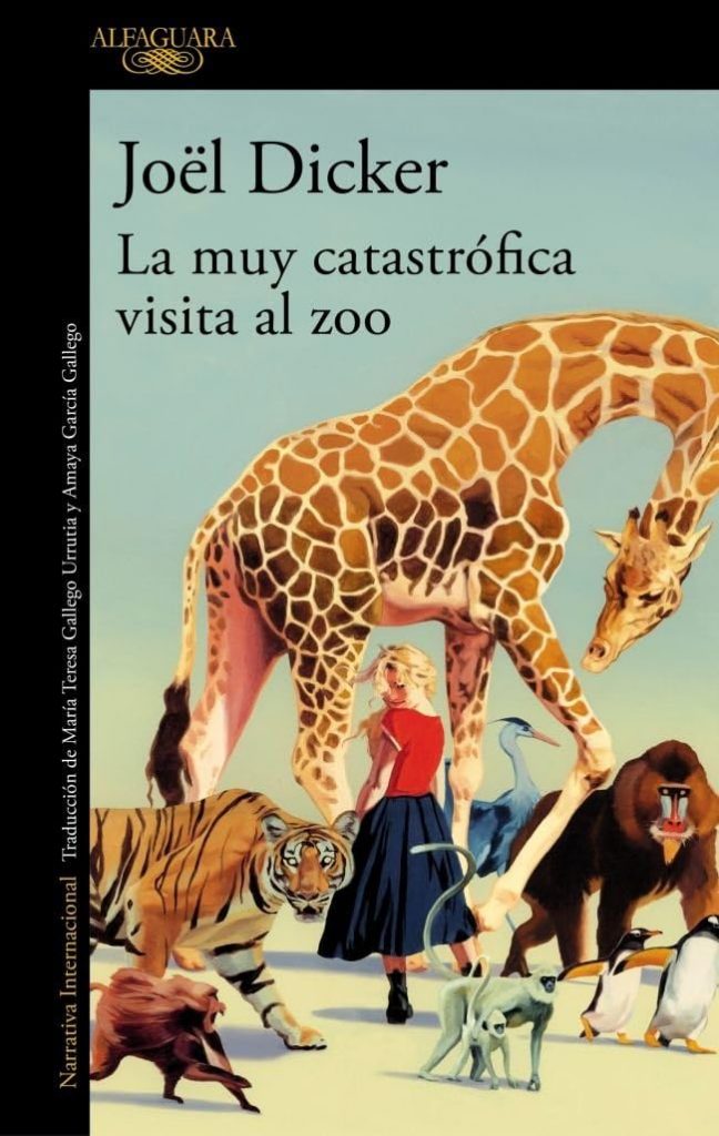 Reseña de La muy catastrófica visita al zoo. Portada del libro editado por Alfaguara.