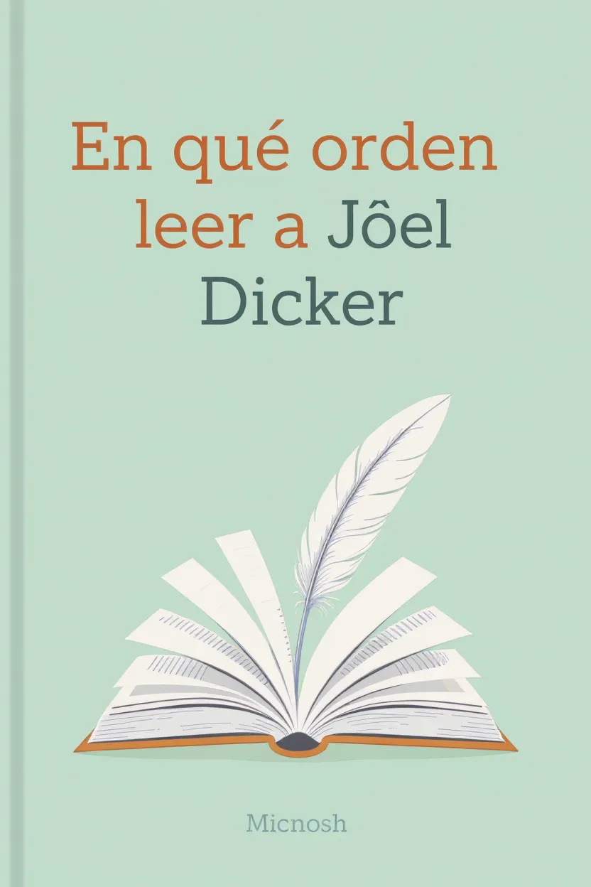 ¿En qué orden leer a Joël Dicker?
