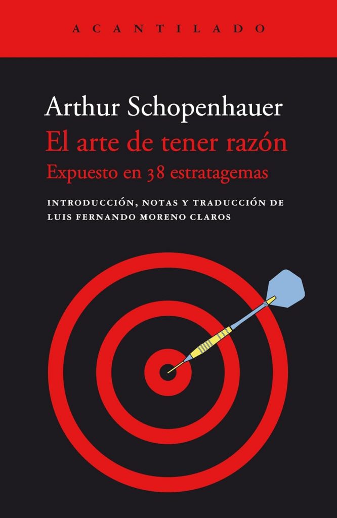 Reseña de El arte de tener razón de Schopenhauer
