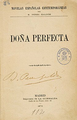 Reseña de Doña Perfecta de Galdós.